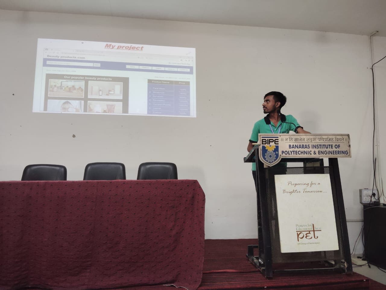 PPT Competition · Industrial Training